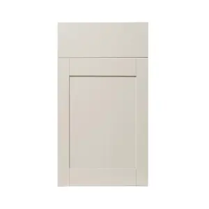 GoodHome Verbena Painted natural ash Matt cashmere Shaker Door & drawer 400mm