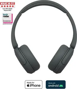 Sony WH-CH520 Bluetooth Wireless On-Ear Headphones With Mic/Remote