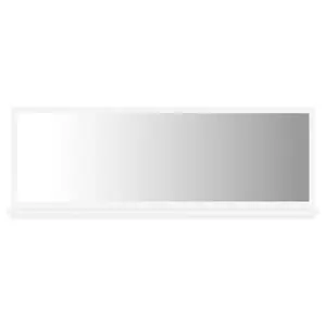 Dorlene Framed Wall Mounted Bathroom Mirror White / 60 cm