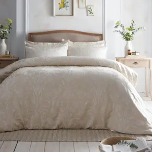 Polyester Floral Duvet Cover Set with Pillowcases Super King - 2 Standard Pillowcases