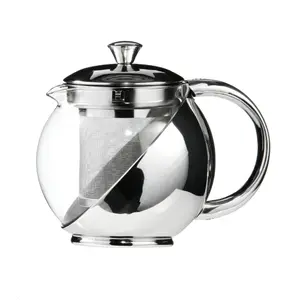 Maison by Premier Infuser 500ml Stainless Steel And Glass Teapot