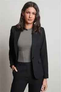 Womens Next Black Tailored Single Breasted Jacket - Black