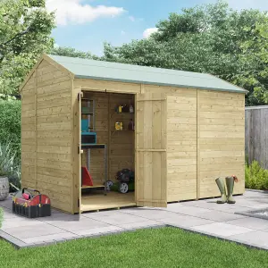 BillyOh Switch Tongue and Groove Apex Wooden Shed - 12x6 Windowless - 11mm Thickness