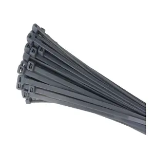 100 x Silver Nylon Cable Ties 300 x 4.8mm / Extra Strong Zip Tie Wraps