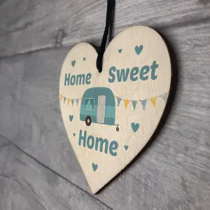 Caravan Sign HOME SWEET HOME Plaque Campervan Holiday Sign Home Decor Family Gift