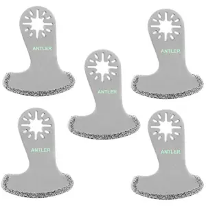 Antler AB58DB05 Oscillating Multi Tool Saw Blades 58mm Diamond Sickle Blade Pack of 5