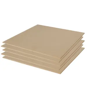 Pack of 5 CNC & Laser Compatible MDF Boards 600mm x 600mm x 6mm