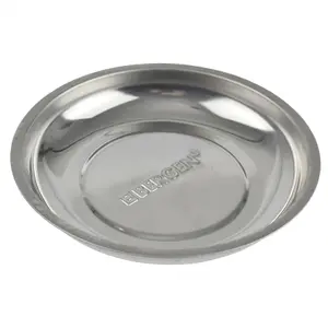 6" Magnetic Circular Round Parts Tray Dish Storage Holder Stainless Steel 10pk