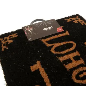 Harry Potter Alohomora Doormat Black (One Size)