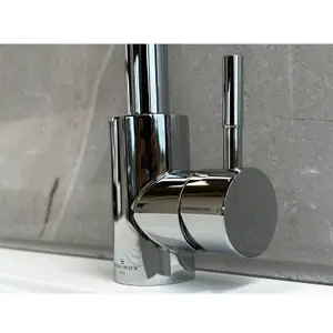 Reginox Chrome Stainless Steel Kitchen Sink Tap TARAVO CH Swan Neck Deck Mounted