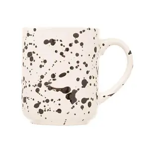 Siip Stoneware Splatter Black Mug