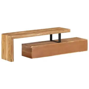 Berkfield TV Stand Solid Wood Acacia