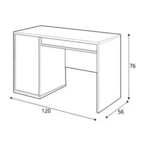 Bambino Compact Computer Desk - Stylish and Functional Workspace Solution