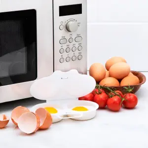 Microwave It Egg Poacher White (One Size)