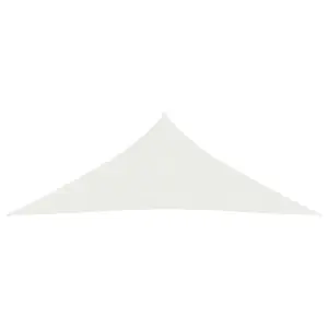 Berkfield Sunshade Sail 160 g/m2 White 3x3x3 m HDPE