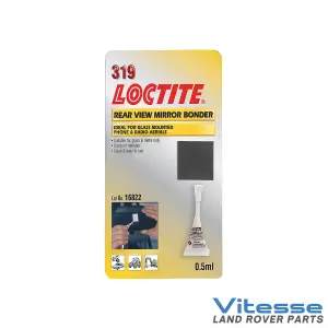 LOCTITE Rear View Mirror Bonder Glue Adhesive 319 For Glass Metal Only Fast Dry