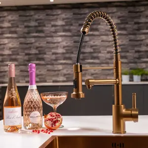 flode bojig Multiuse Style 3 in 1 Instant Boiling Hot Water Tap with Flexi Spray Brushed Copper Finish