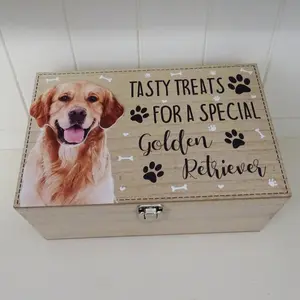 Golden Retriever Treat Box Dewitt Decorative Box