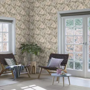 Salisbury Blossom Wallpaper Grey Rasch 553123