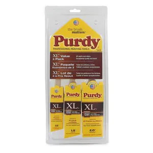 Purdy XL Value 3 Pack Paint Brush Set