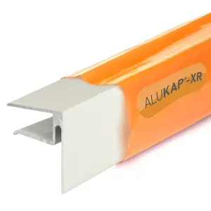 Alukap AKX112W White 16mm Endstop (W)40mm (T)50mm