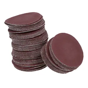 100 Pk Hook/Loop DA Sanding Grinding Abrasive Pad Mixed Grit Discs 2" (50mm)