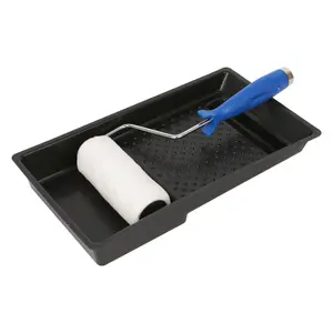 Pro User Paint Roller & Tray Set - 5" (13cm) - White