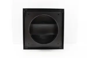 Plastic Gravity Shutter - 150mm - Black