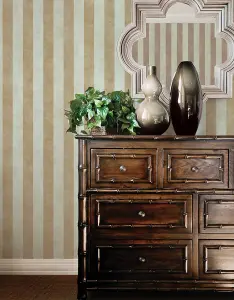 Galerie Stripes And Damask 2 Yellow Gold Stripe With Texture Smooth Wallpaper