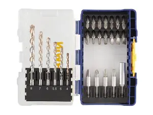 Versatile 25-Piece Screwdriver and Drill Bit Set for Every Task