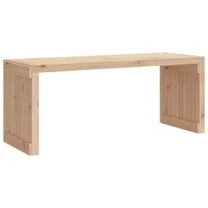 Berkfield Garden Bench Extendable 212.5x40.5x45 cm Solid Wood Pine