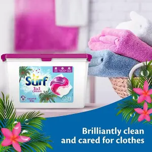 Surf 3-in-1 Coconut Bliss Washing Laundry Capsules 18 Washes