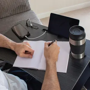 Ingenious Folding Lap Tray with USB Ports