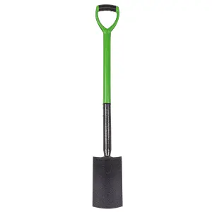 Hardys Heavy Duty Garden Spade - Long Life Carbon Steel Blade, Rust Resistant, Ergonomic Textured D-Grip - 97cm Gardening Shovel