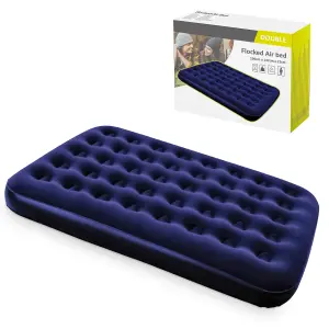 Bestway Inflatable Double Air Bed Premium Quality Flocked Blow Up Mattress