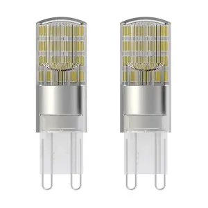 Jacobsen G9 2.6W Warm white LED Light bulb, Pack of 2