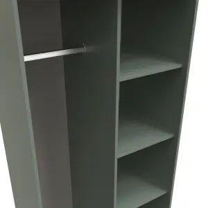 Toledo Open Wardrobe in Reed Green (Ready Assembled)