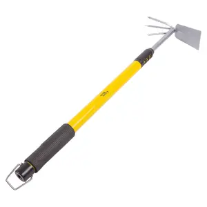 Green Blade - Telescopic Carbon Steel Garden Weeder - 66-96cm - Yellow