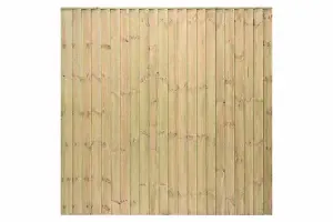 Standard Featheredge Vertical Panel - Timber - L5 x W182.8 x H181.7 cm