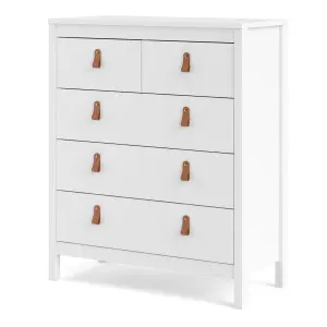 Barcelona Chest 3+2 drawers in White