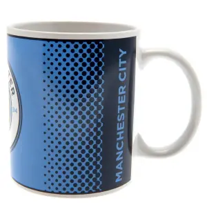 Manchester City FC Fade Mug Sky Blue (One Size)