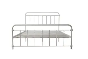 Wallace Metal Bed White, Double