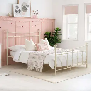 Birlea Emily Double Bed Frame In Cream