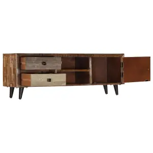 Berkfield TV Cabinet 118x30x40 cm Solid Mango Wood