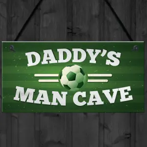 Red Ocean Dad Daddy's Man Cave Signs And Plaques Football Shed Sign Door Wall Plaque Grandad Sign Gift