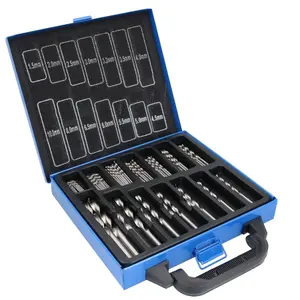 HSS Drill Bit Set Metric Sizes 1.5mm - 10mm 99pcs Steel / Wood / Plastic AT627