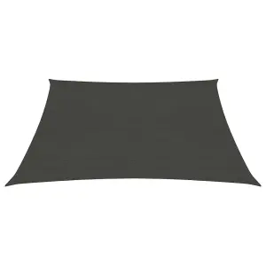 Berkfield Sunshade Sail 160 g/m2 Anthracite 3x3 m HDPE