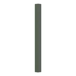 GoodHome Artemisia Matt dark green shaker Matt dark green Standard Corner post, (W)48mm (L)715mm