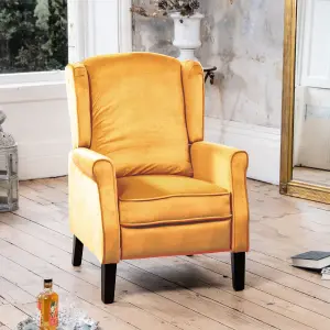 Barksdale Recliner Armchair - Yellow