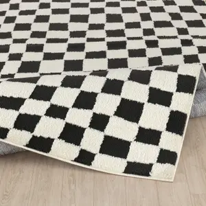 IRINA Skandi Checkered Area Rug 200 x 275 cm